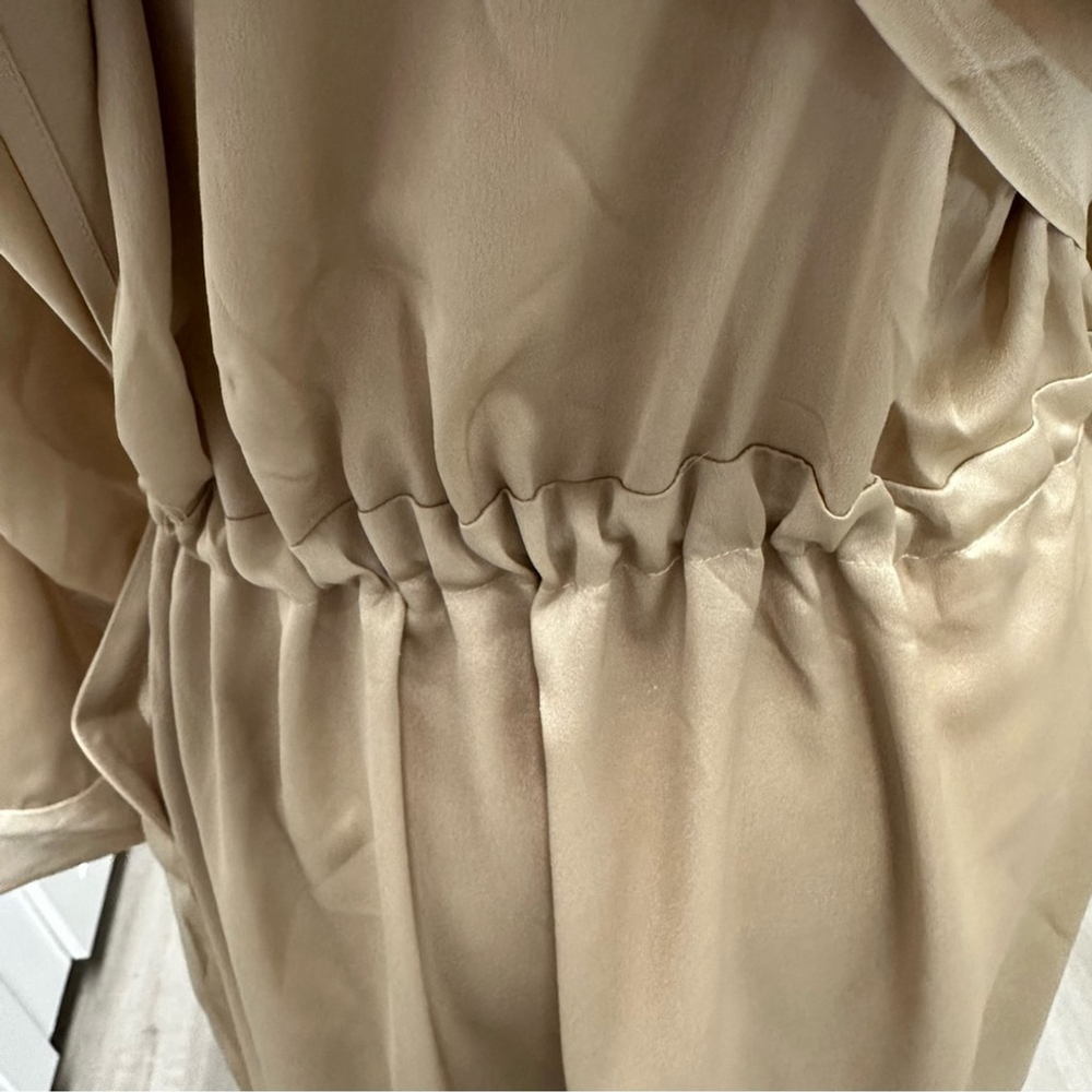 Banana Republic Gold 3/4 Sleeve Shirt Dress - Picture 11 of 14